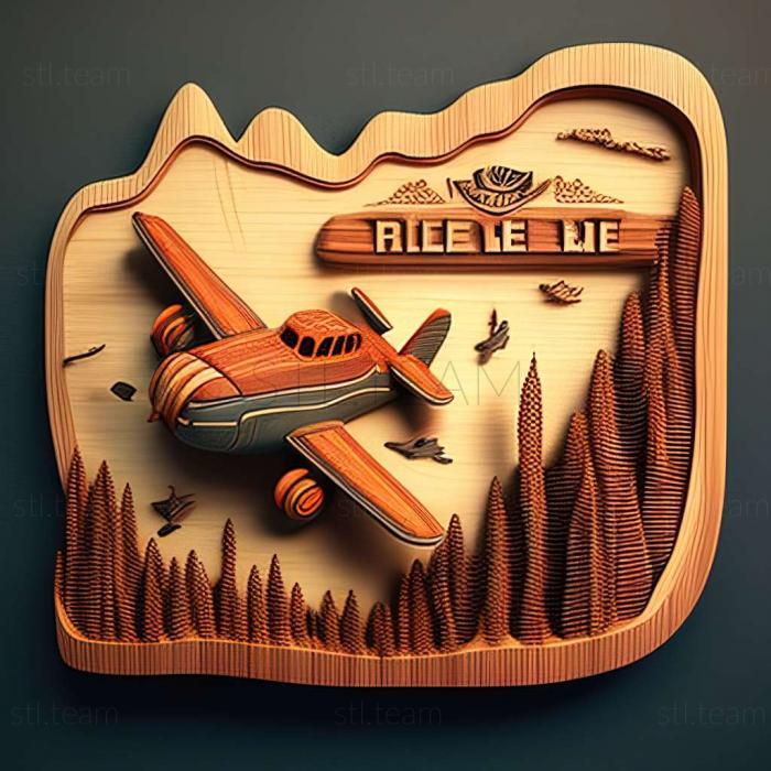 3D модель Диснеевская игра Спасение самолетов при пожаре (STL)